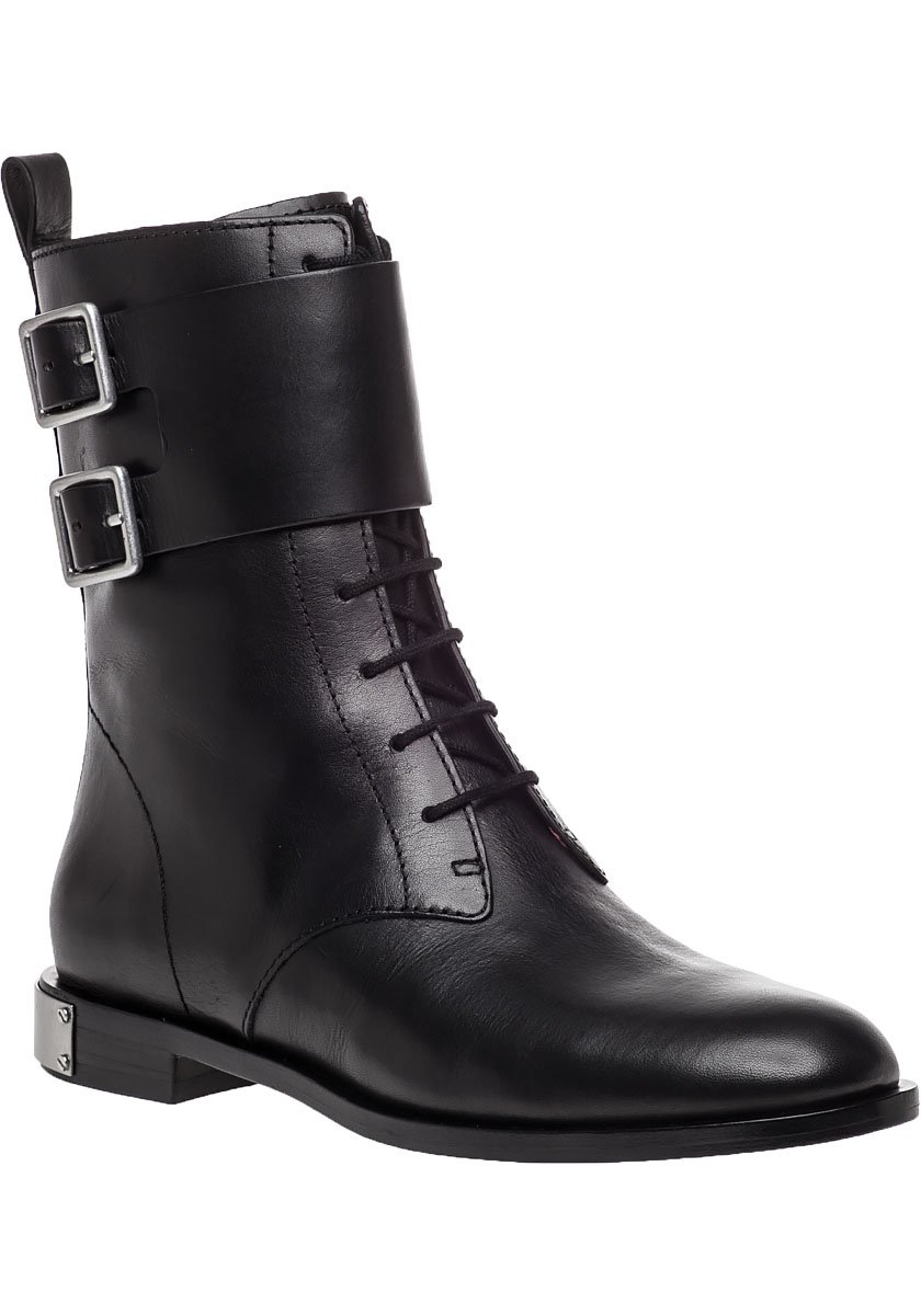 Lyst - Marc by marc jacobs Groove Black Leather Boot in Black