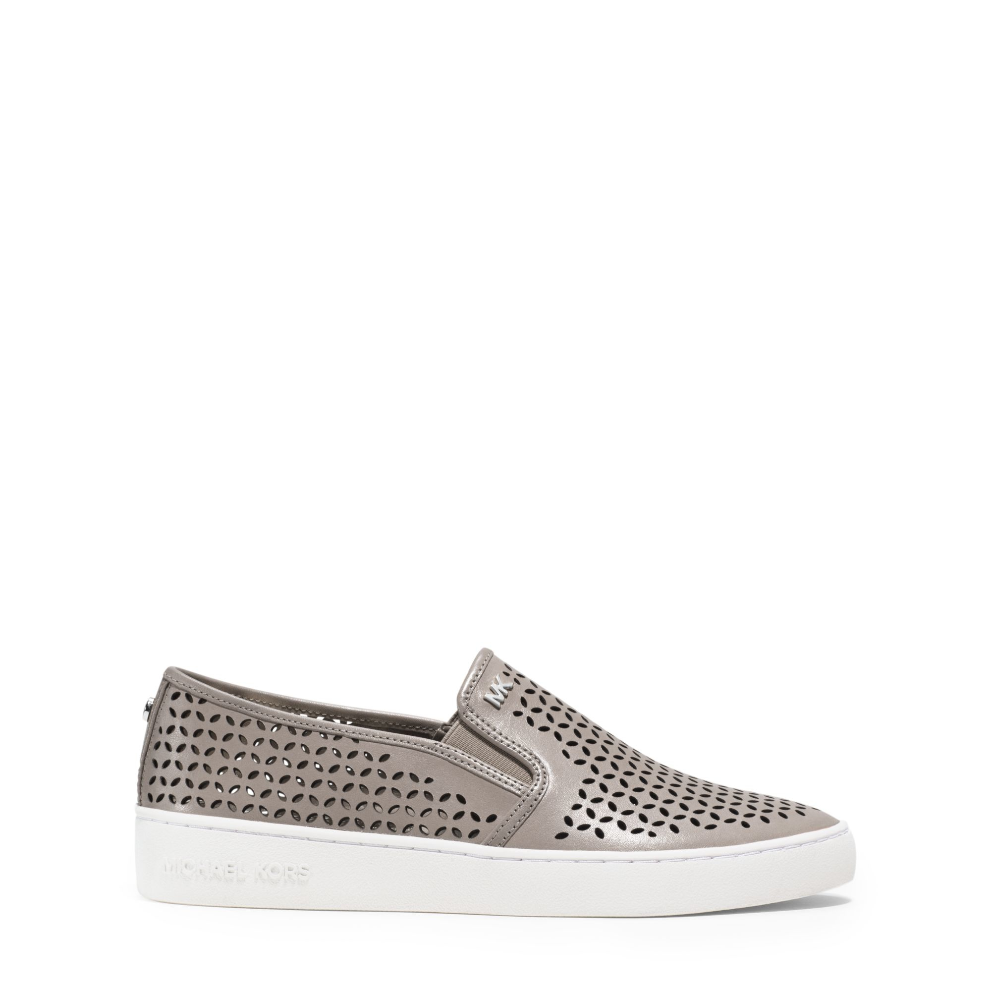 michael kors leather slip on sneakers