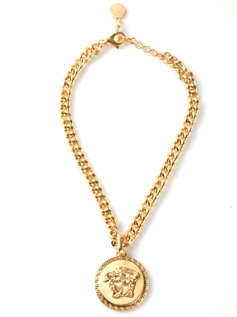 Versace Medusa Necklace in Gold (metallic) | Lyst