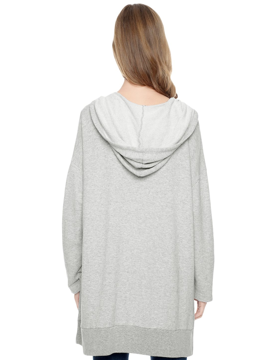 Splendid French Terry Boxy Hoodie in Gray (Heather Grey) | Lyst