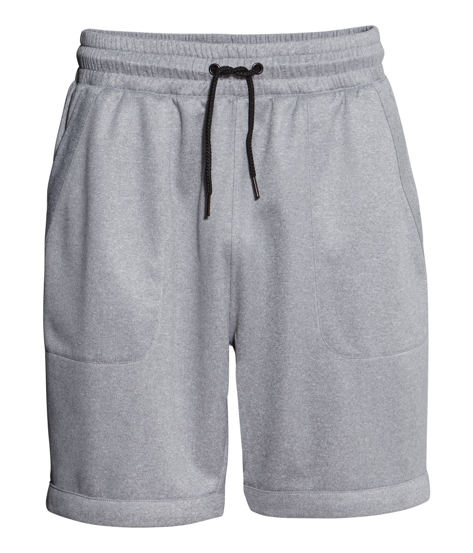 Lyst - H&M Sports Shorts in Gray for Men