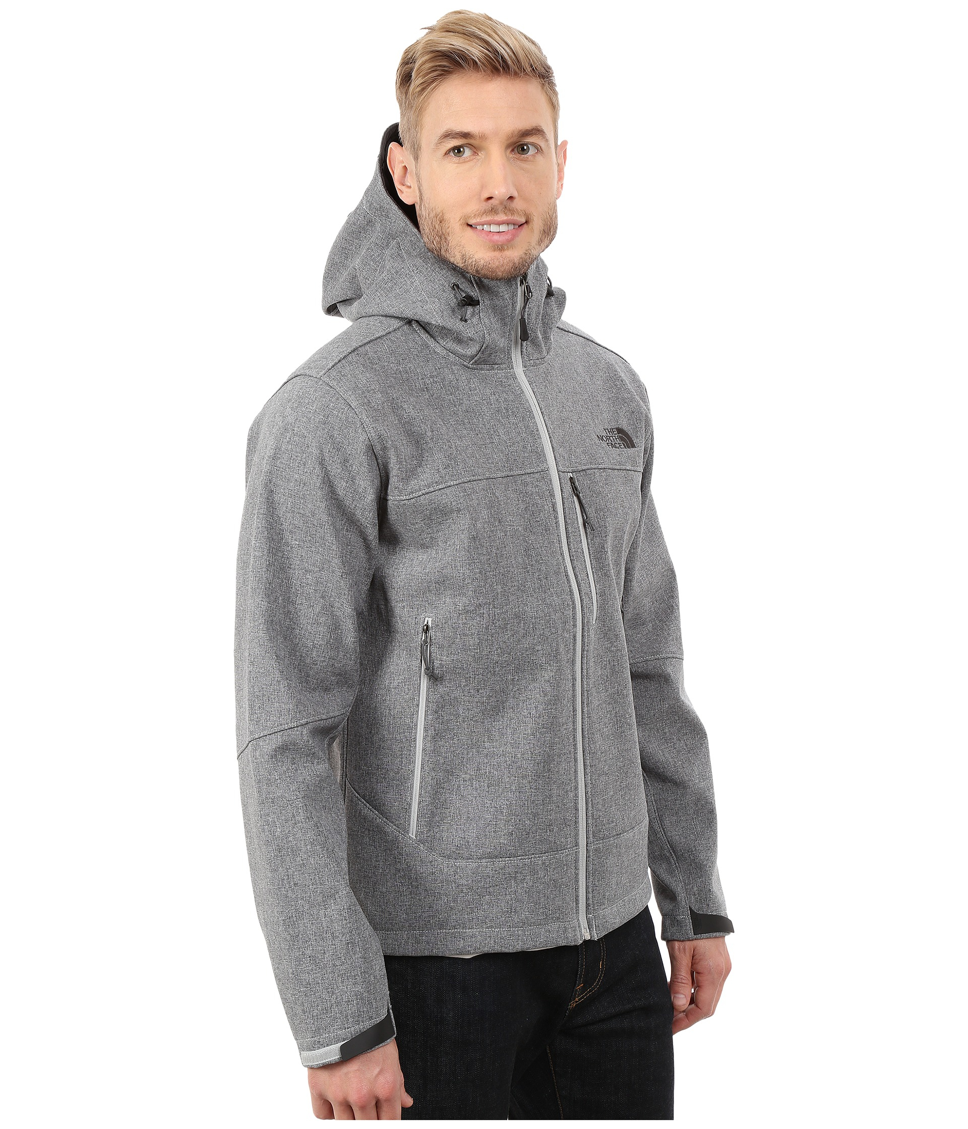 The north face Apex Bionic Hoodie in Gray for Men | Lyst