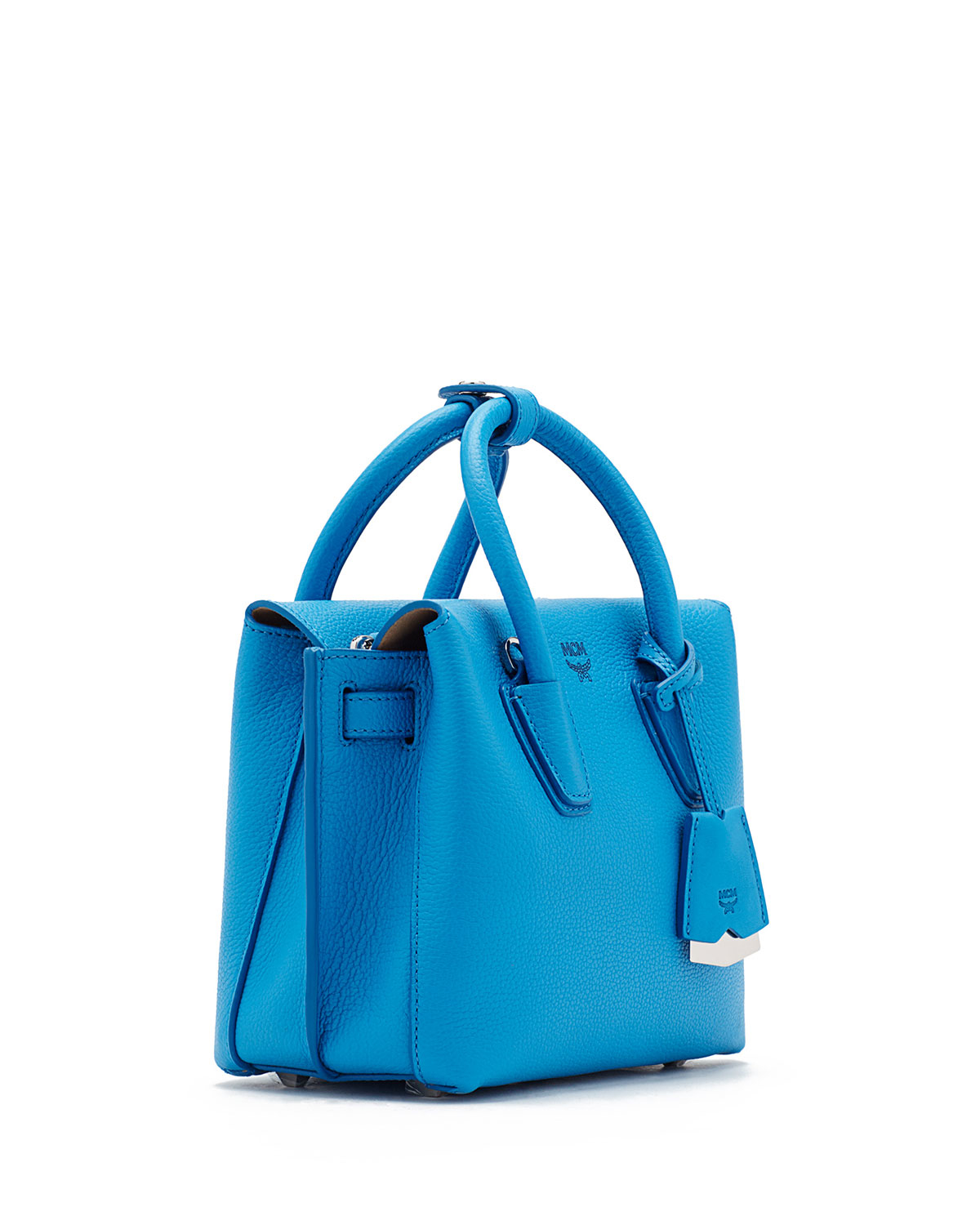 Mcm Milla Mini Tote Bag in Blue | Lyst