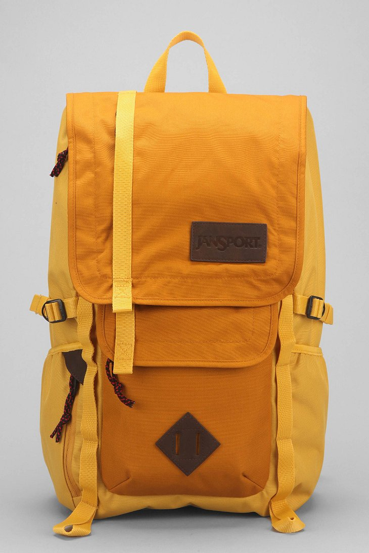 Jansport Hatchet Backpack in Yellow for Men | Lyst