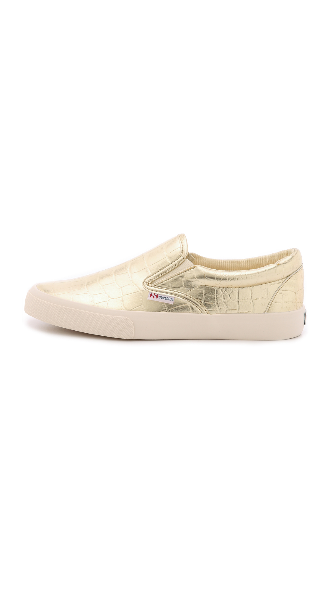 gold slip on sneakers superga metallic slip on sneakers gold in metallic lyst gold slip on sneakers superga metallic slip on sneakers gold in metallic lyst
