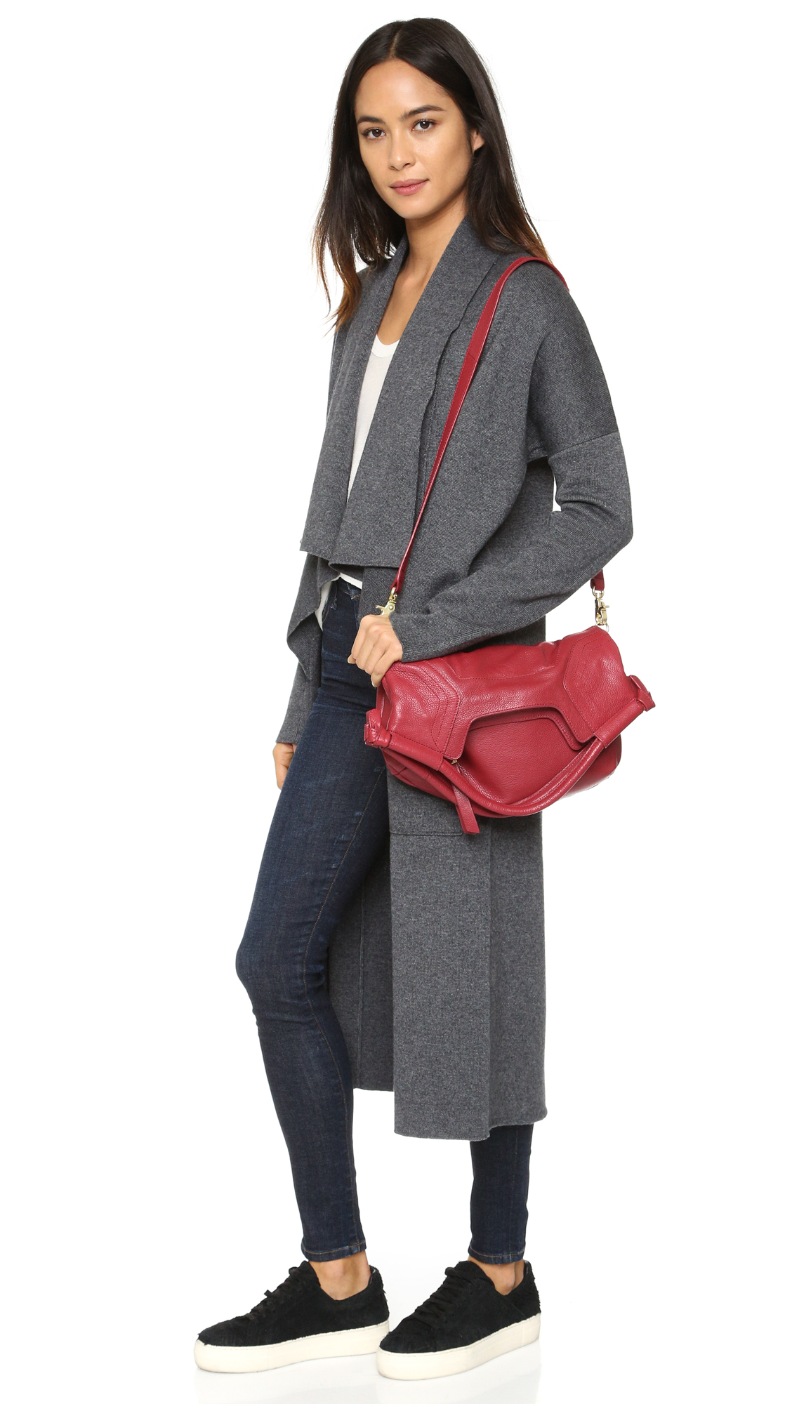 Lyst Foley Corinna Essential City Bag In Red Gallery