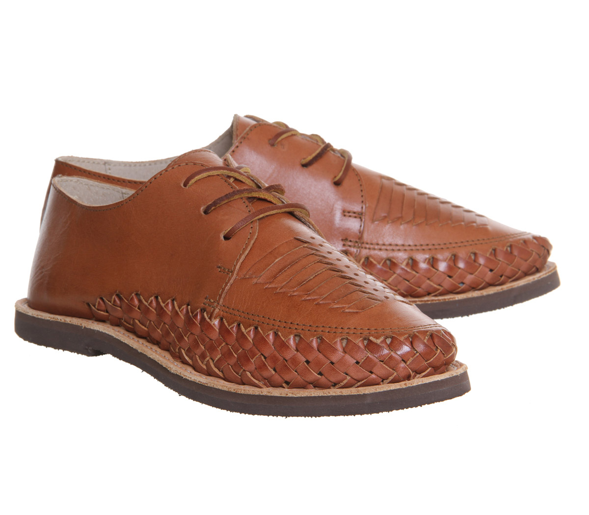 Chamula Vracruz Woven Shoe in Brown (tan) - Save 46% | Lyst