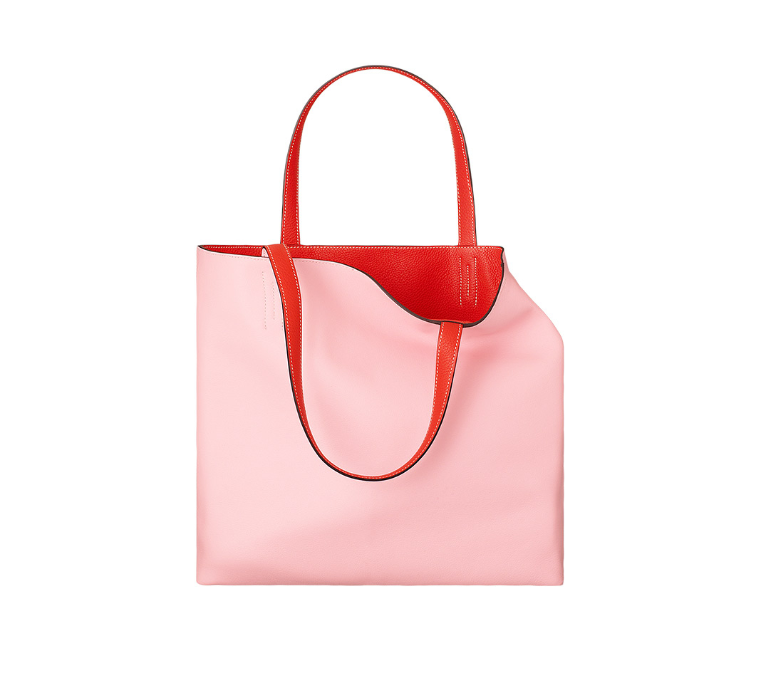 Herms Double Sens 36 in Orange (peony red) | Lyst  