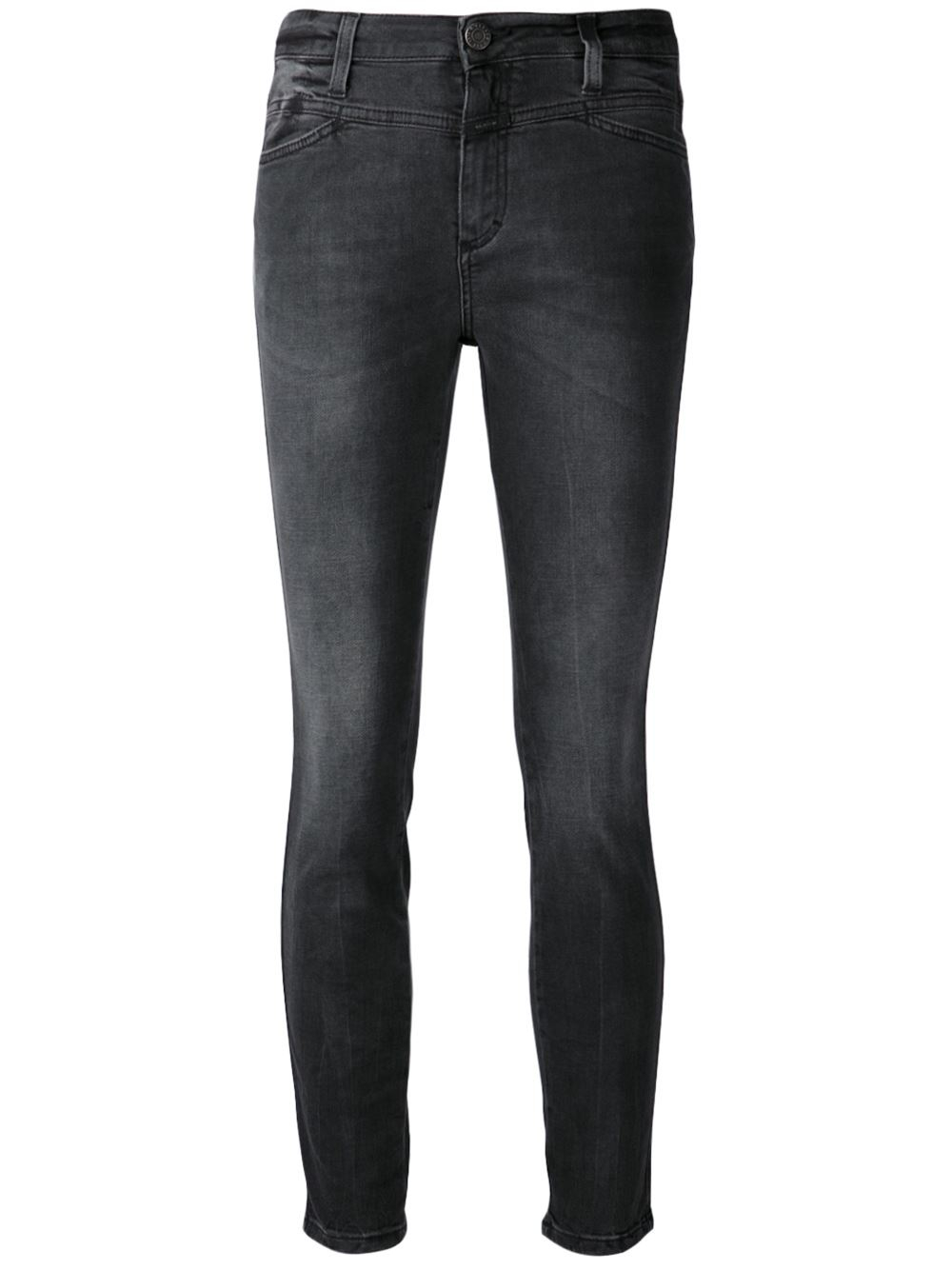 Lyst - Closed Skinny Pusher Jeans in Black