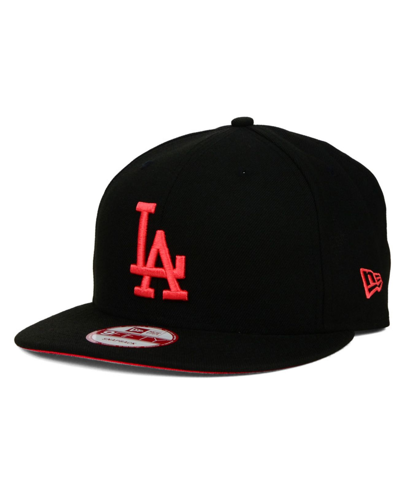 Ktz Los Angeles Dodgers Infrared Hook 9Fifty Snapback Cap in Black for ...