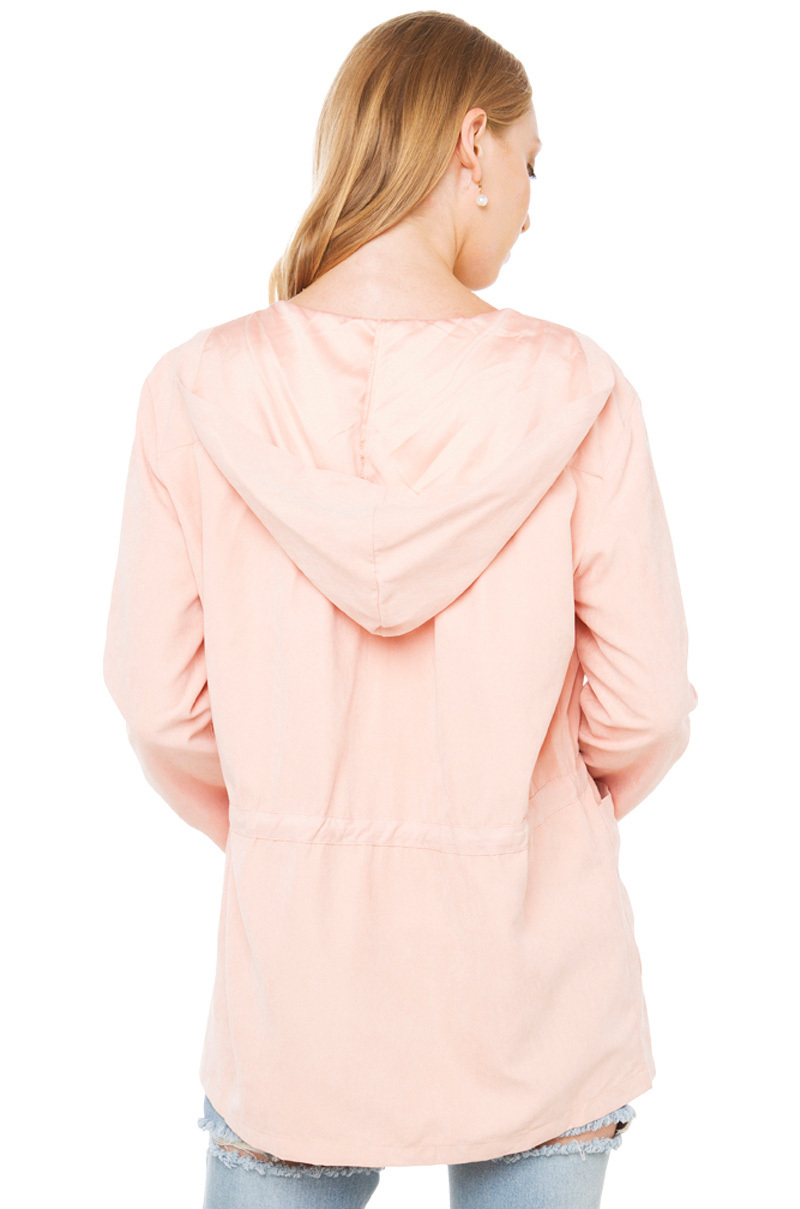 Lyst Akira Rotation Suede Jacket Blush in Pink