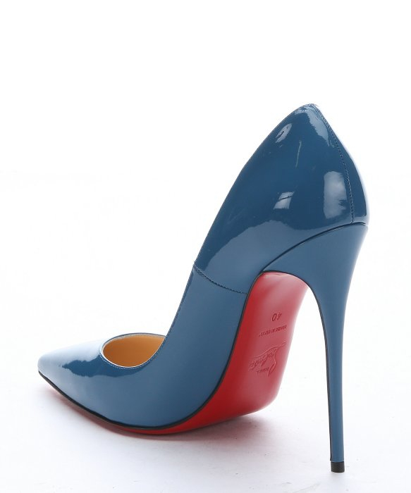 Christian Louboutin So kate Navy blue Leather ref.872960 - Joli Closet