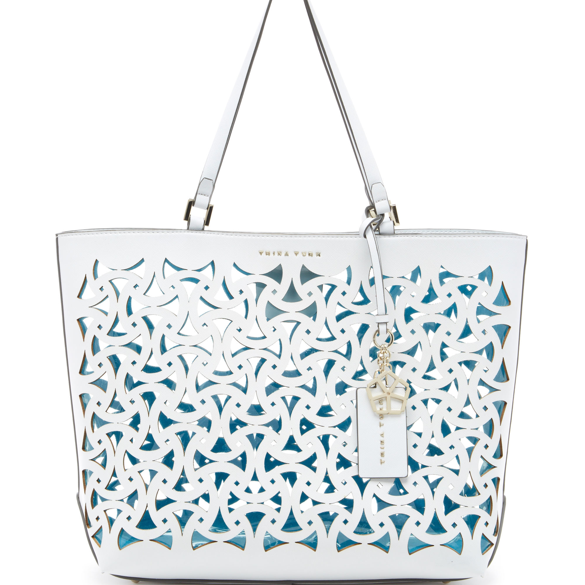 Lyst Trina Turk Motif Tote In White Gallery