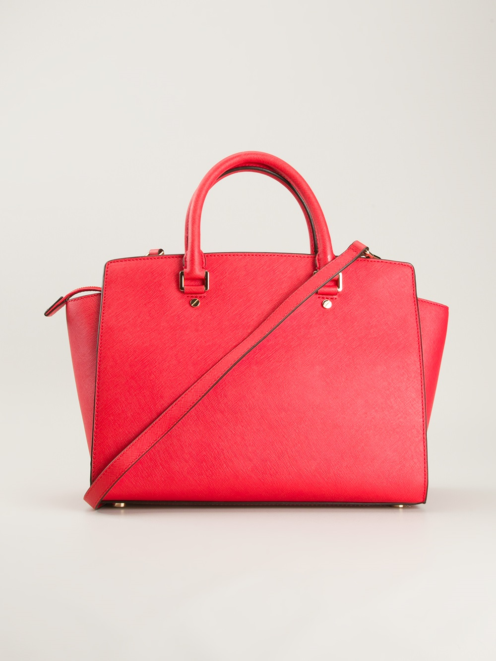 michael kors large red tote