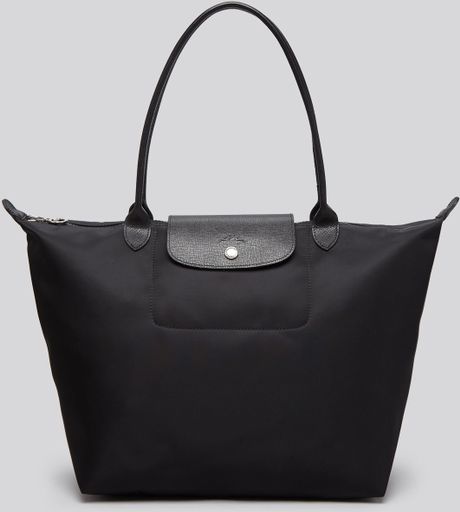 Longchamp Tote - Le Pliage Neo Large in Black | Lyst