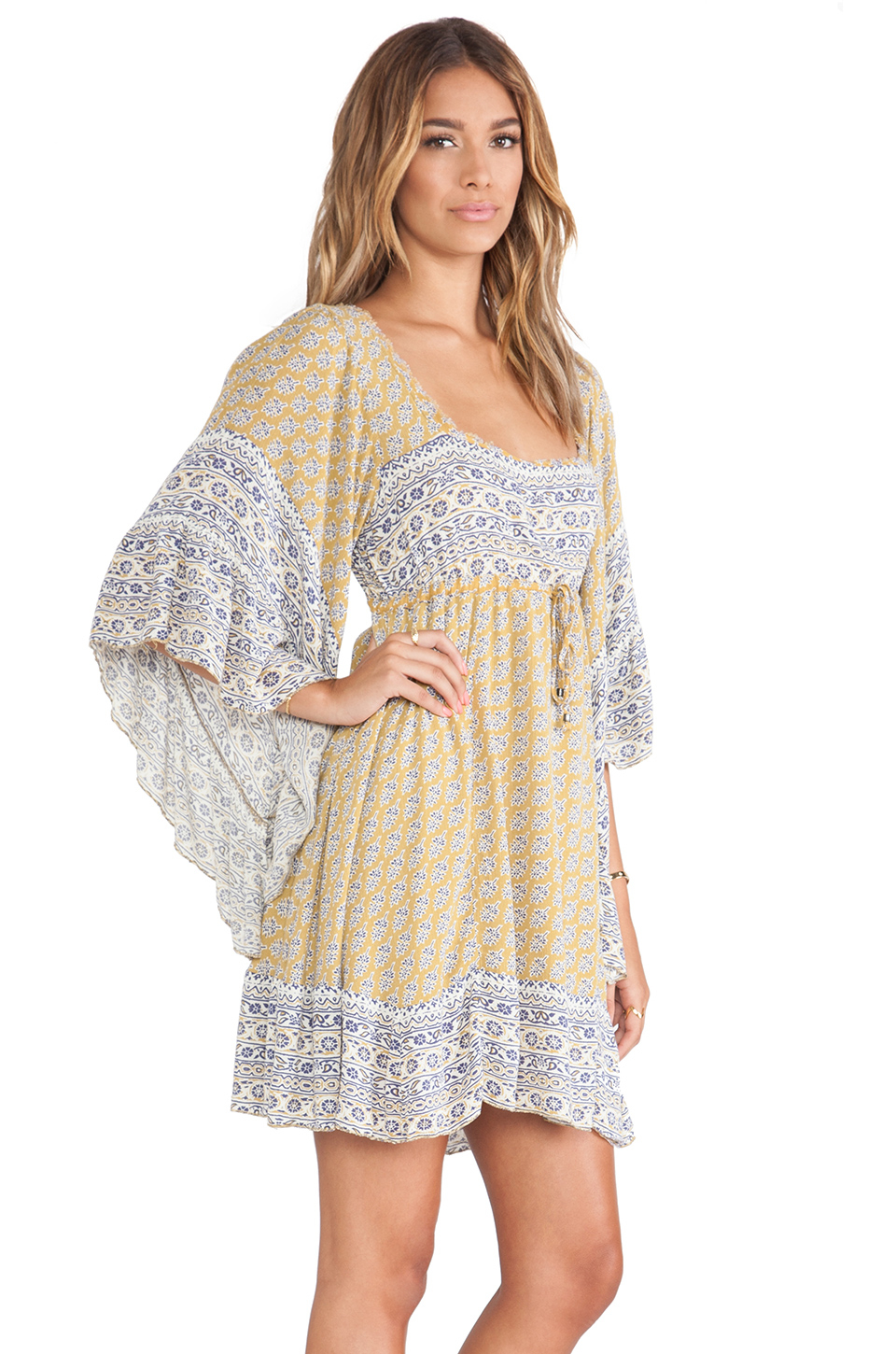 Lyst - Free people Heart Of Gold Mini Dress