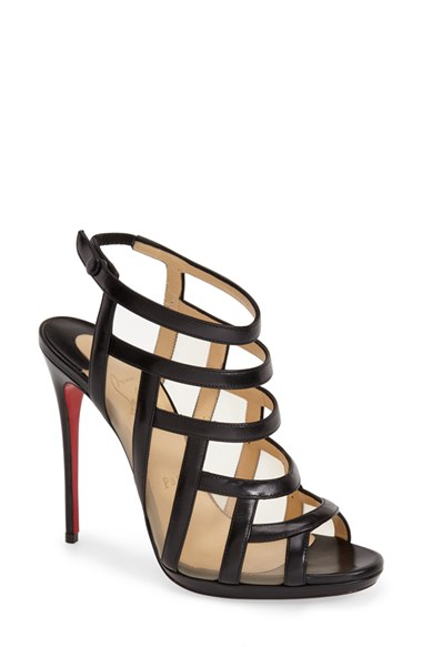 red bottom dress shoes for men - christian louboutin suede cage sandals | cosmetics digital ...