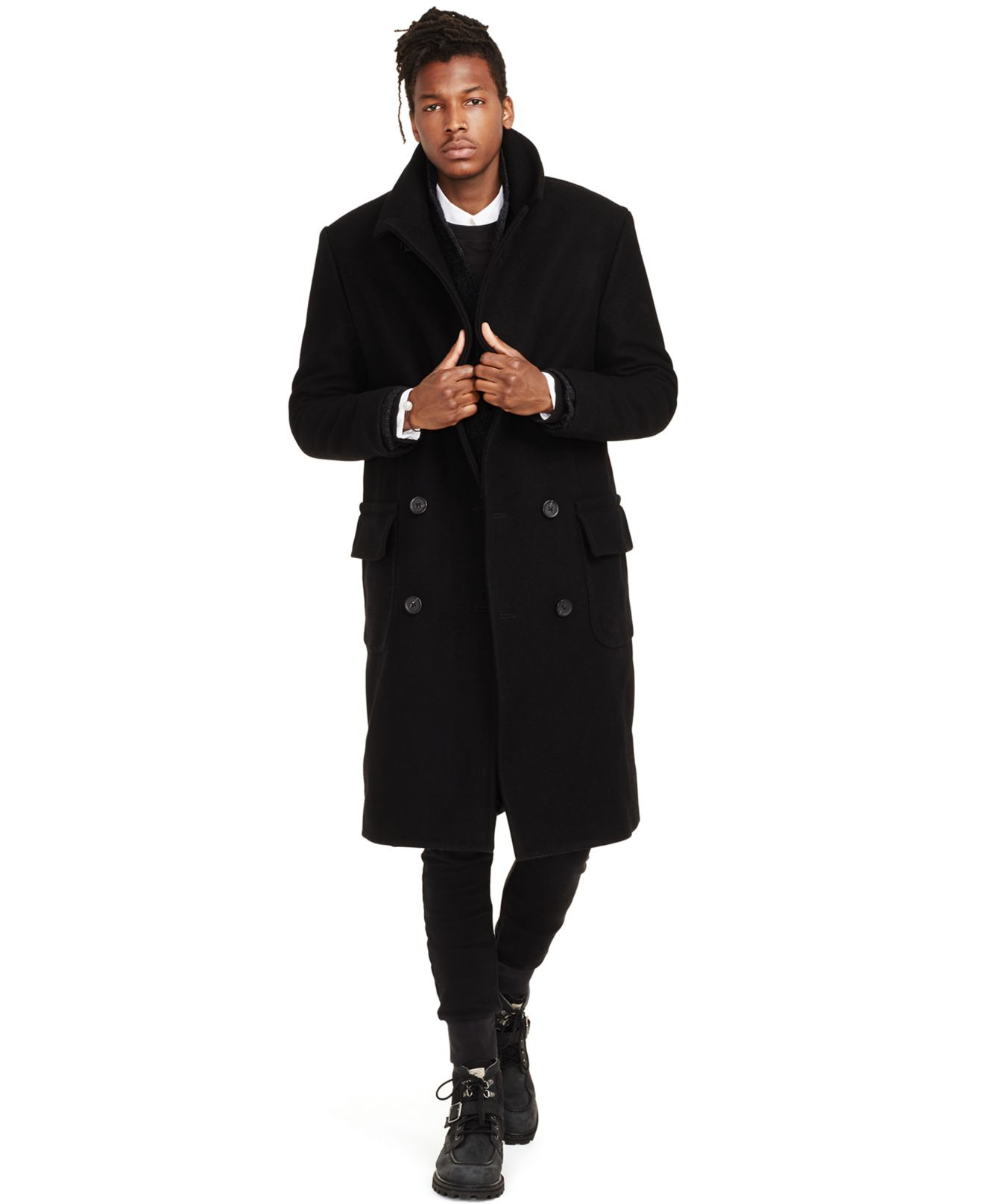 Denim Supply Ralph Lauren Fiveon Vest In Black Lyst Gallery Previously Sold At Macy S