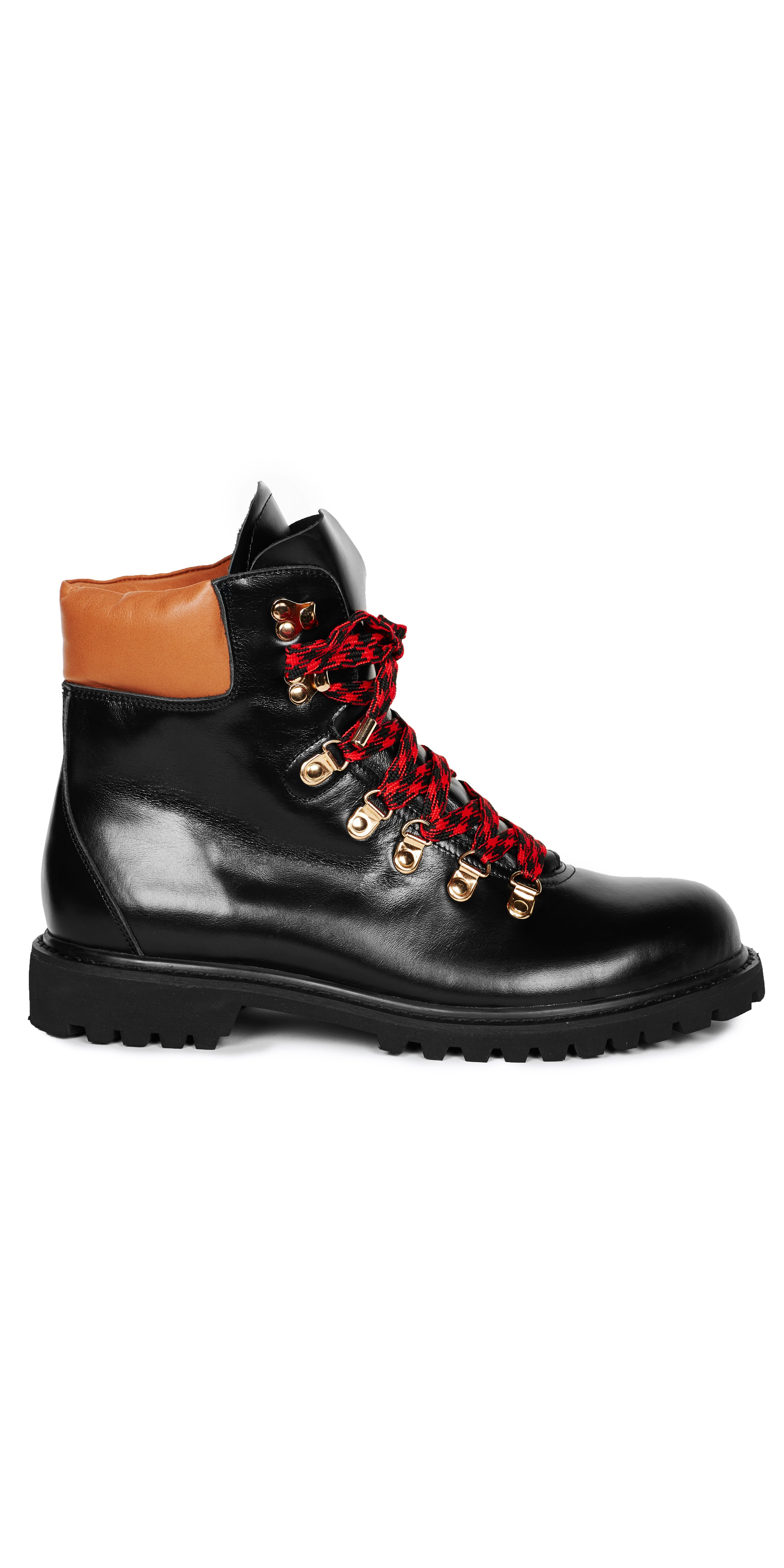 Joie Norfolk Leather Hiking Boots in Black | Lyst