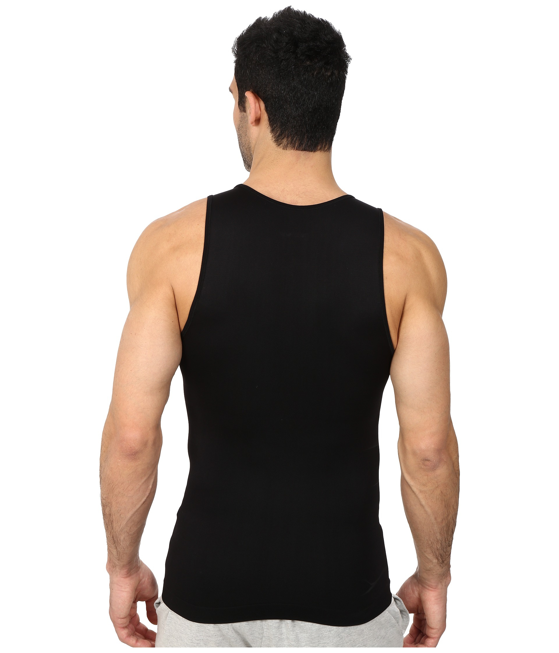 Spanx Targeted Core Tank in Black for Men - Lyst