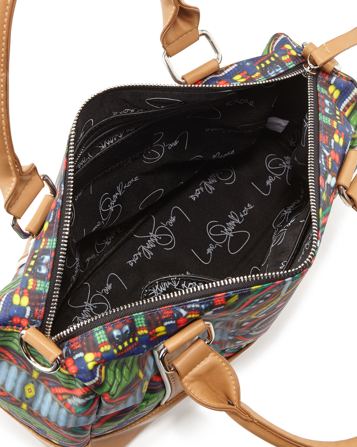 Lyst Gx By Gwen Stefani Iman Printed Satchel Bag Gallery