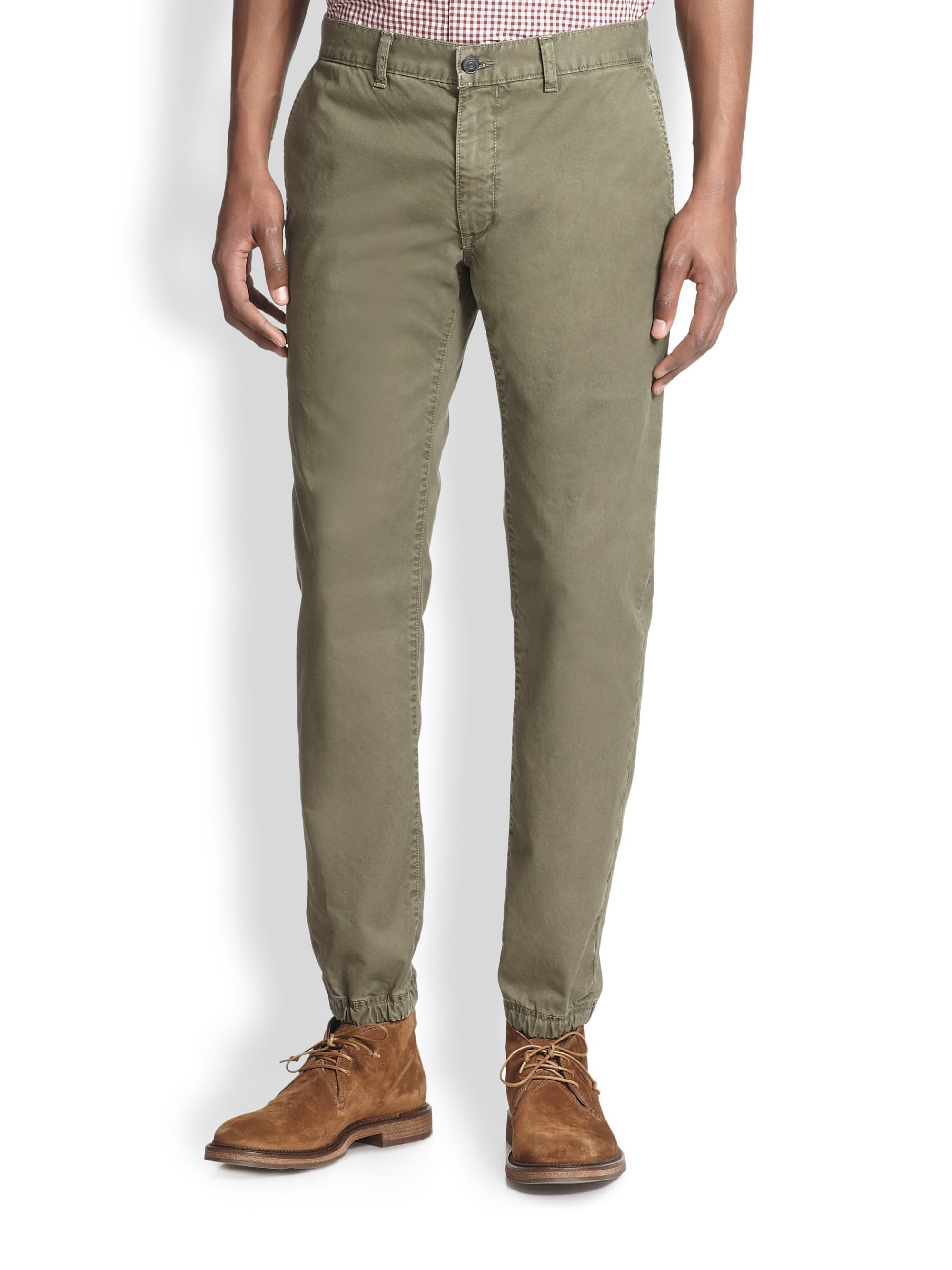 Vince Cotton Joggers in Green for Men (WILLOW) | Lyst