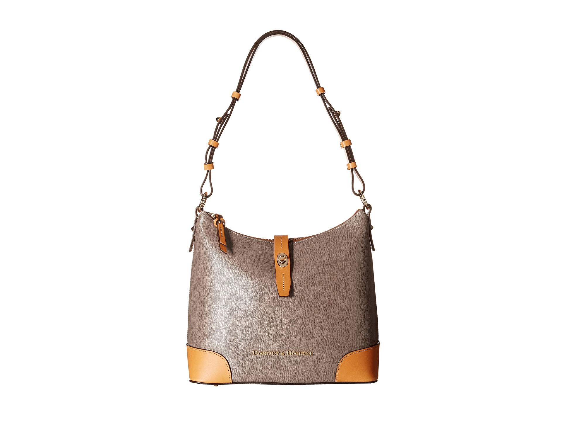 Dooney bourke taupebutterscotch trim claremont hobo brown product 3 114202165 normal.jpeg