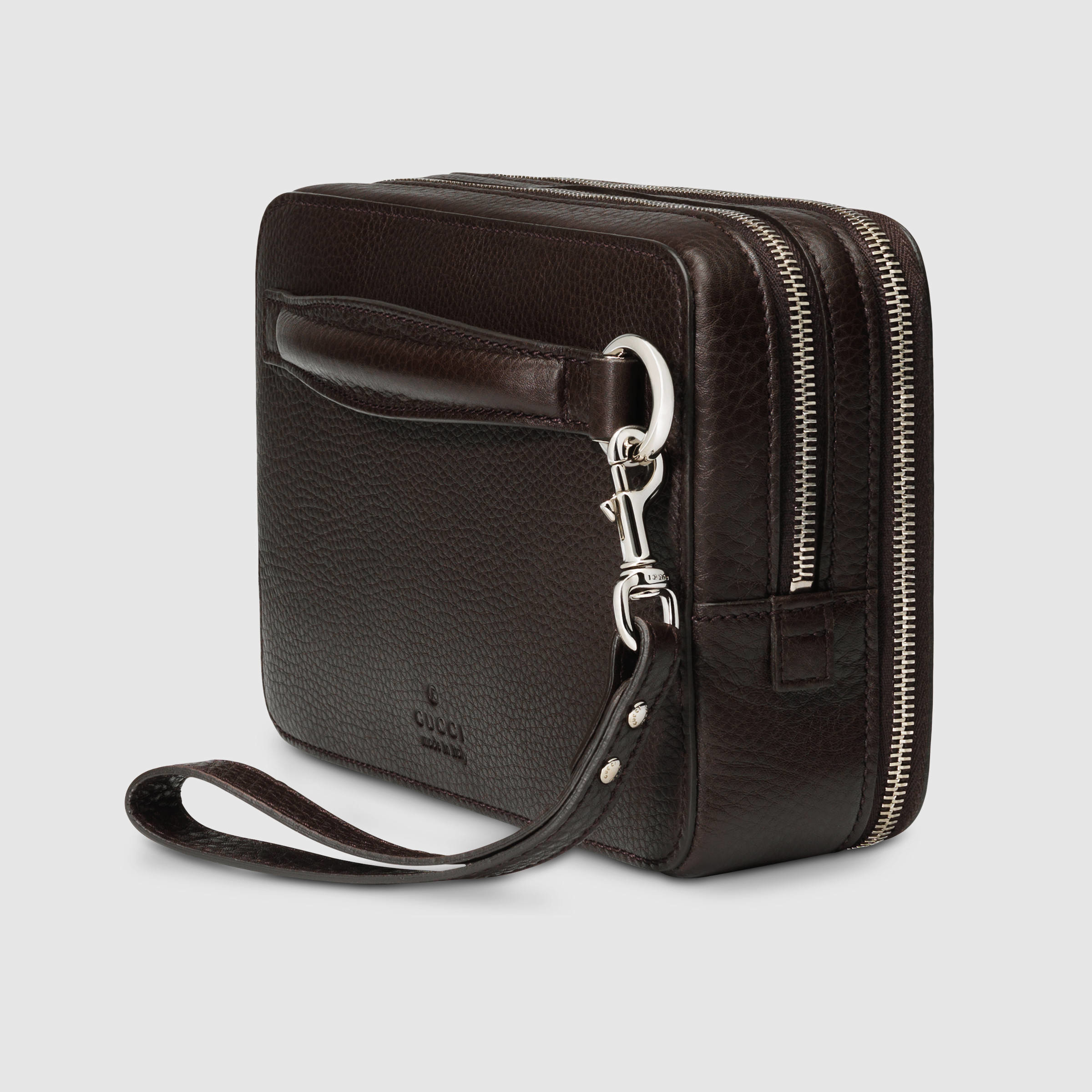Lyst Gucci Leather Men S Bag In Brown For Gallery