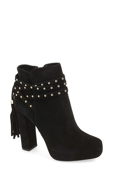 Lyst - Jessica Simpson Marguerit Tassel Boots in Black