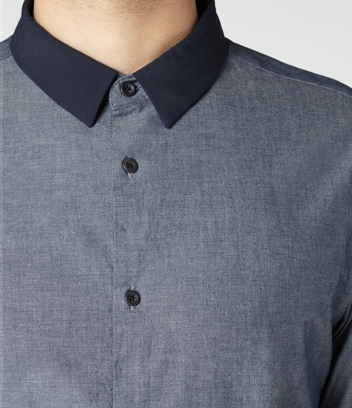 allsaints blue shirt