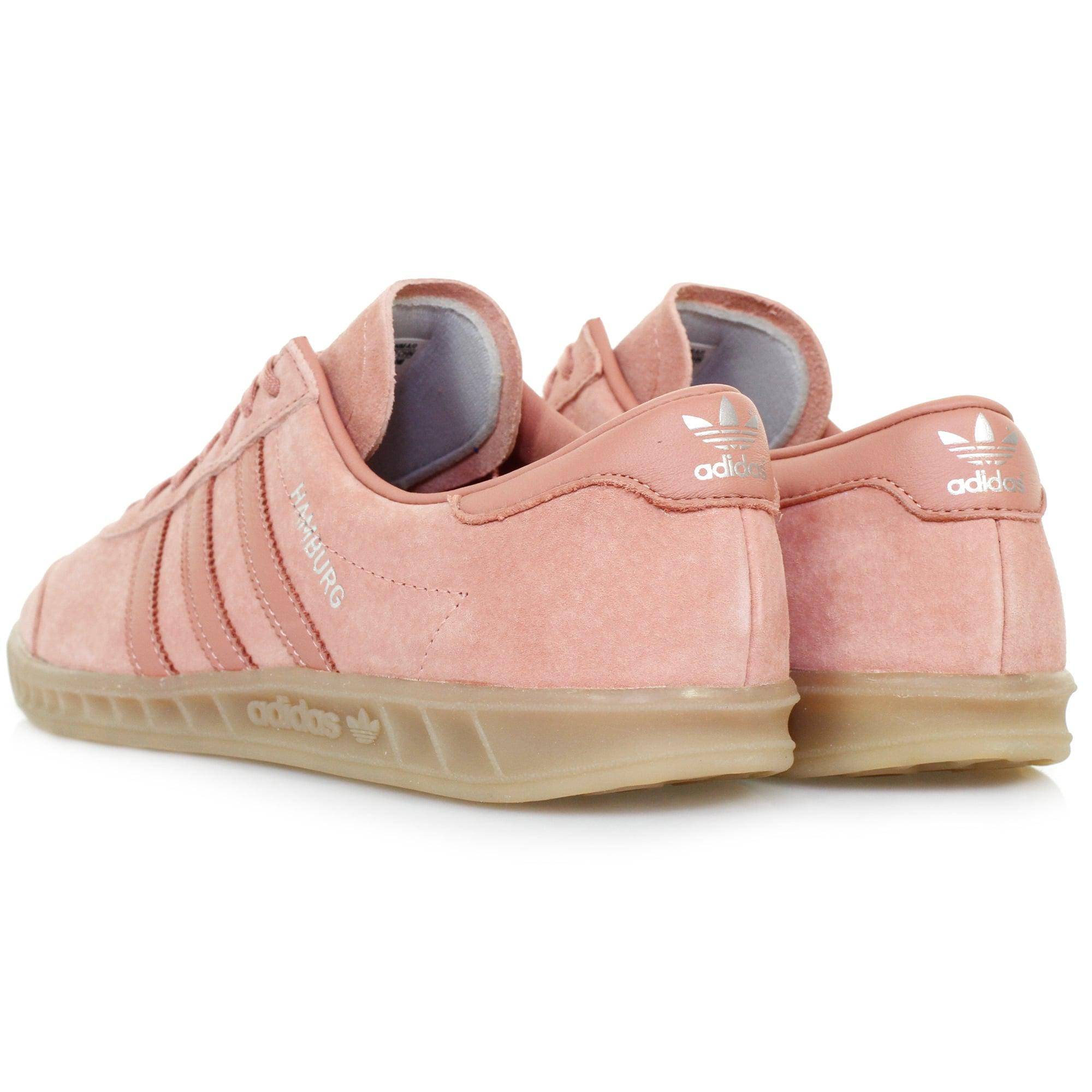 Lyst - adidas Originals Hamburg Suede Sneakers in Pink