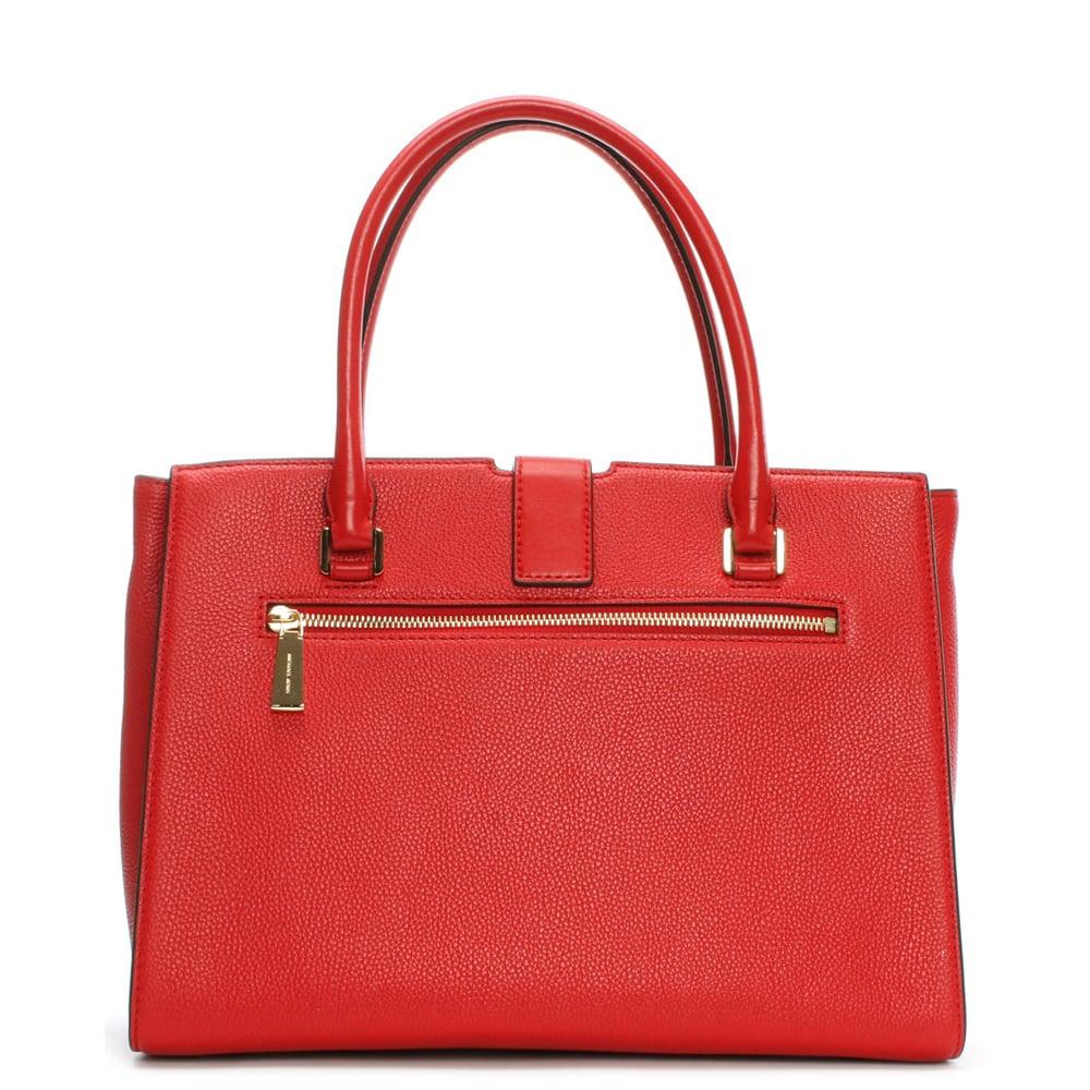 Michael Kors Red Backpack Purse Handbag