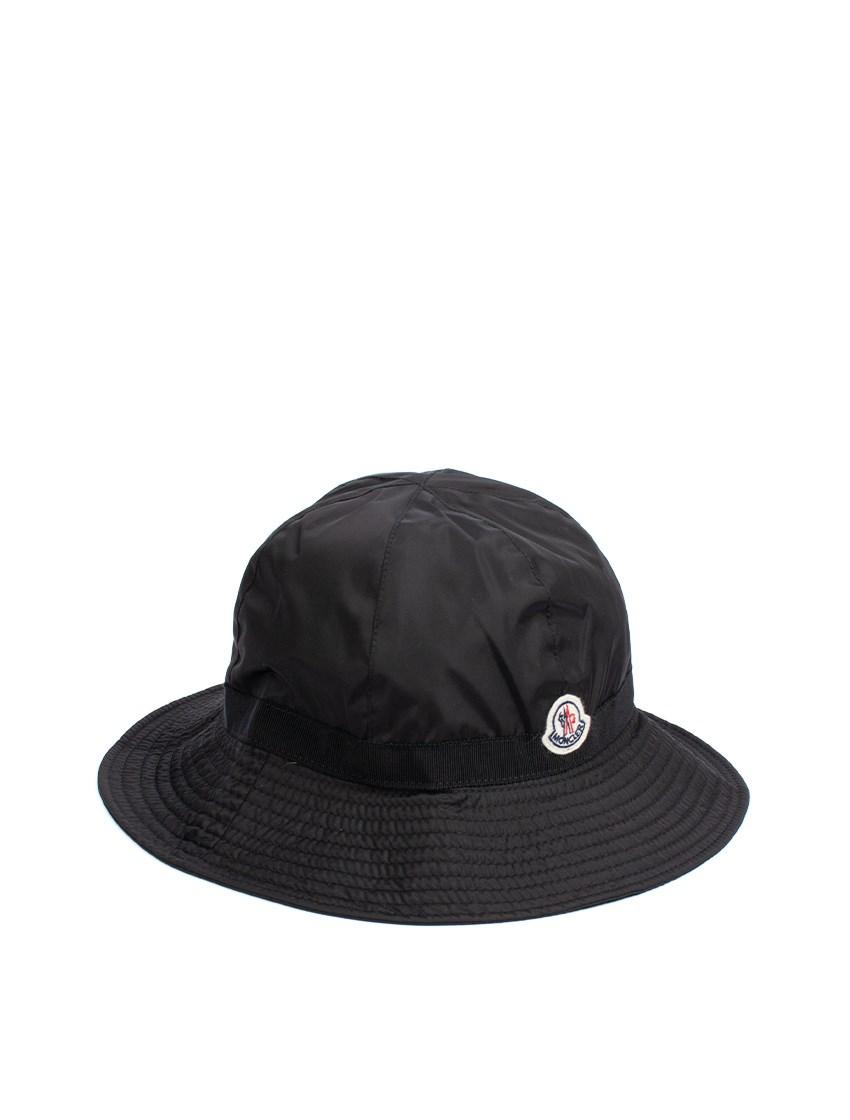 Lyst - Moncler Nylon Bucket Hat in Black