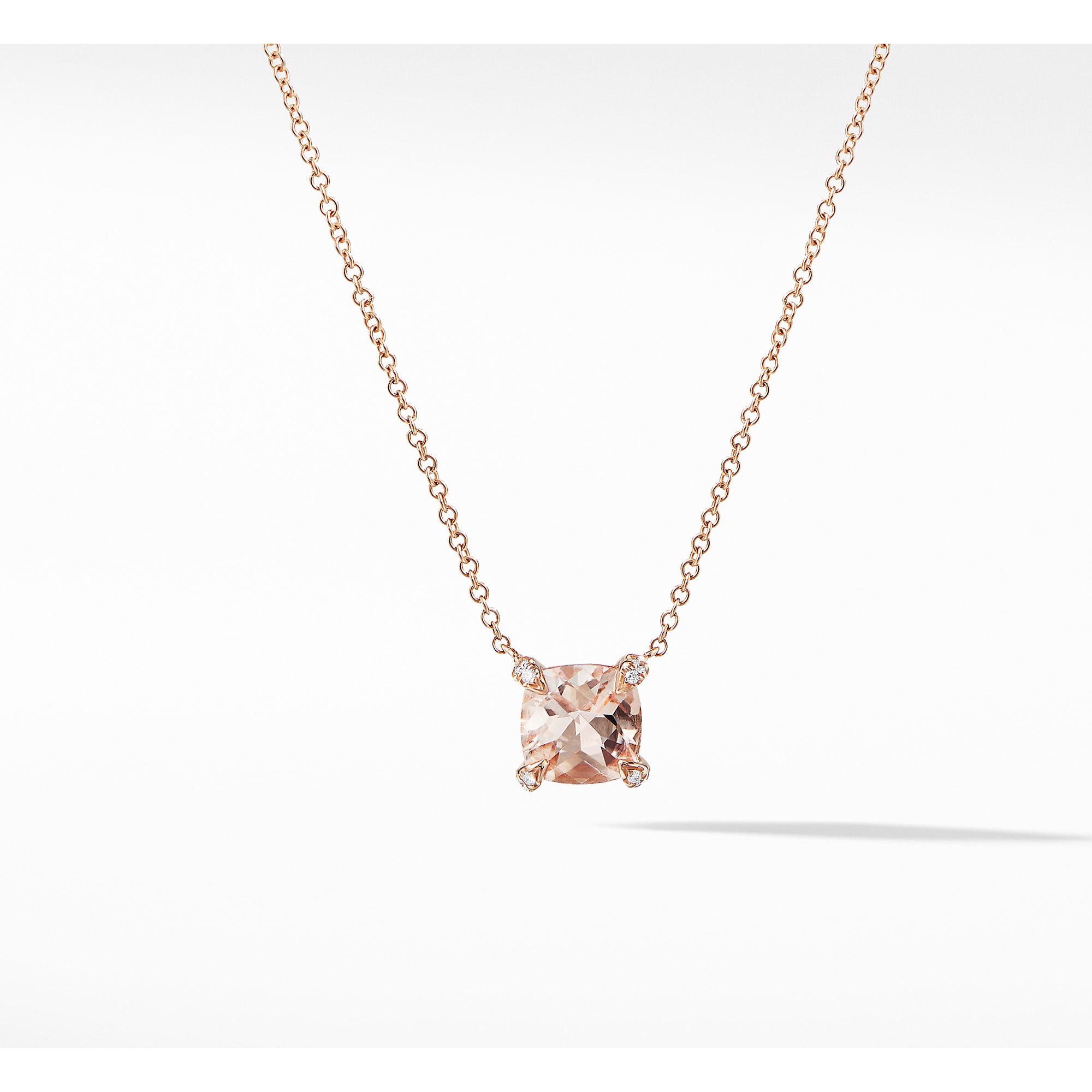 Lyst - David Yurman Chatelaine® Pendant Necklace With Diamonds In 18k ...