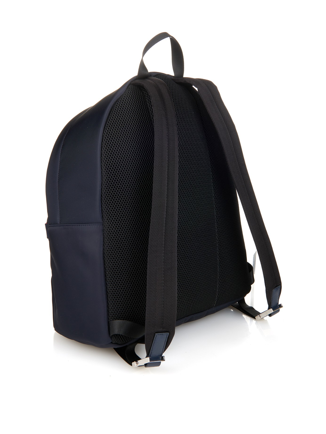 Fendi Monster Eyes Nylon And Leather Backpack in Blue for Men Lyst