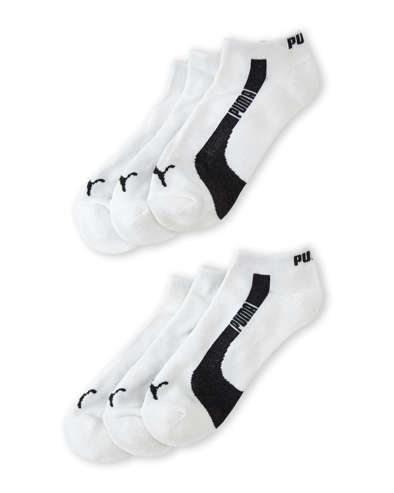 Lyst - Puma 6-Pack Low Cut Ankle Socks in White for Men