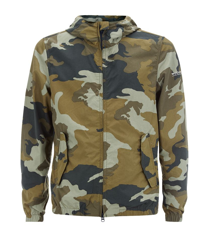Woolrich Southbay Camouflage Jacket in Green for Men | Lyst