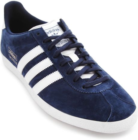 Adidas Gazelle Og Navy Suede Sneakers in Blue for Men (navy) | Lyst