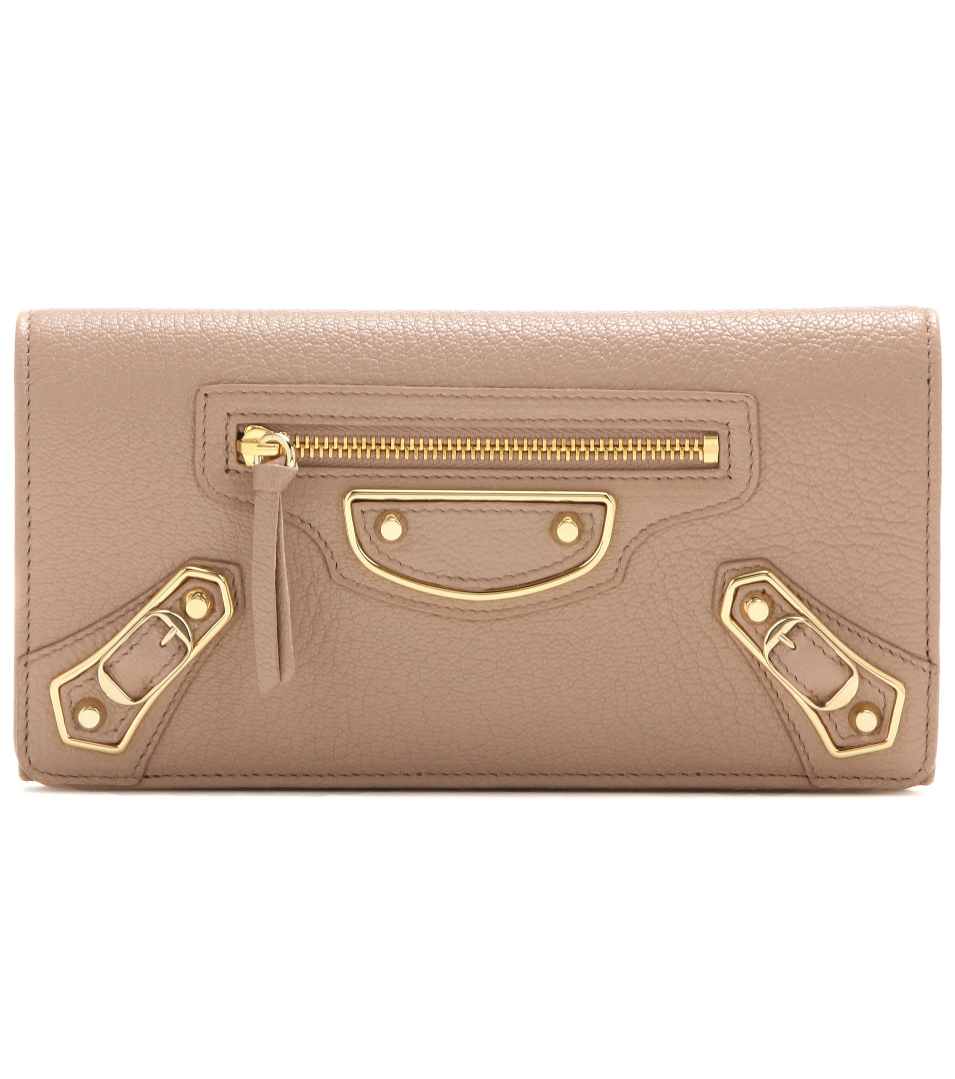 balenciaga metallic edge wallet