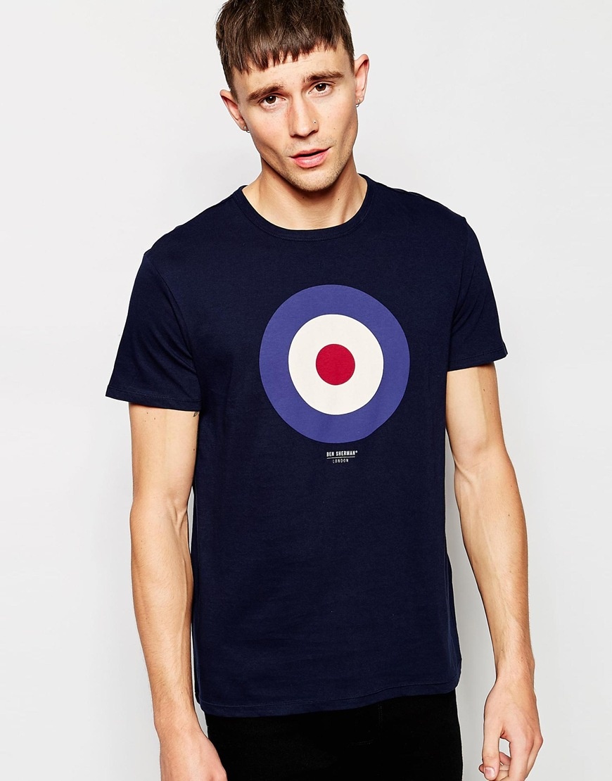 Ben Sherman T Shirts - Ben Sherman T-shirt With Spot Print Target in ...