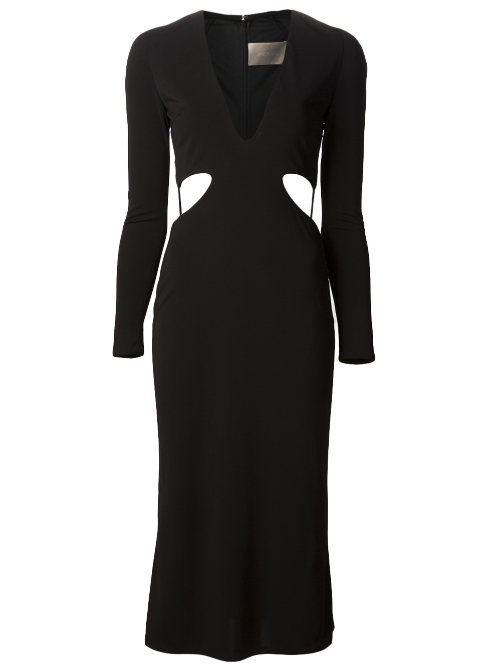 Lyst - Jason wu Side Cut Out Dress in Black