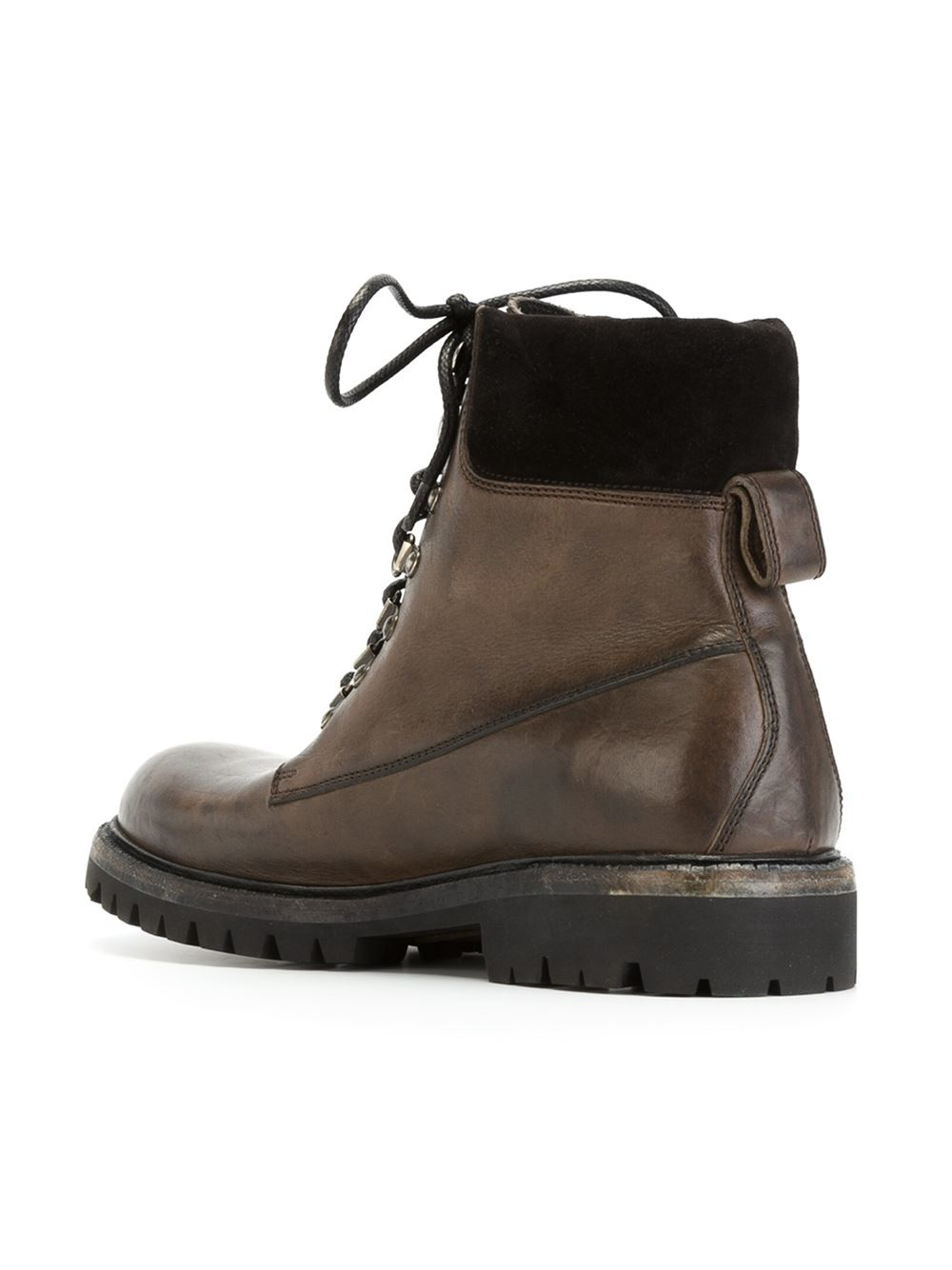 dolce & gabbana trekking leather ankle boots