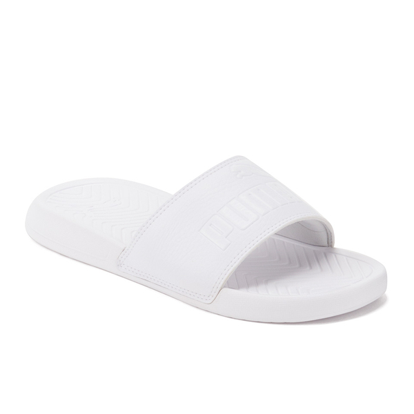 Puma Popcat Slide Sandals in White for Men | Lyst