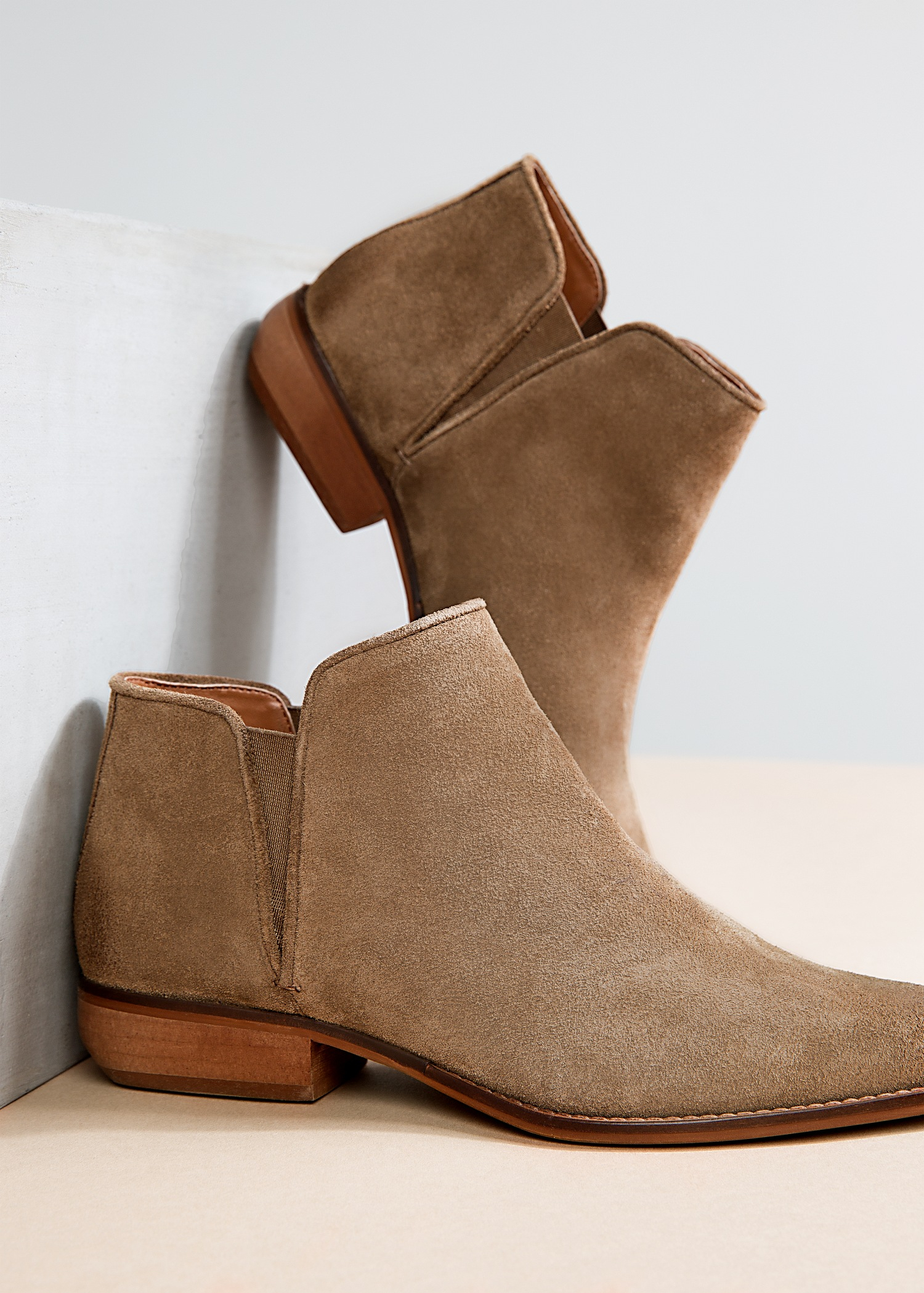 Ladies Brown Suede Ankle Boots : Gabor Boots | Trudy Ladies Ankle Boot