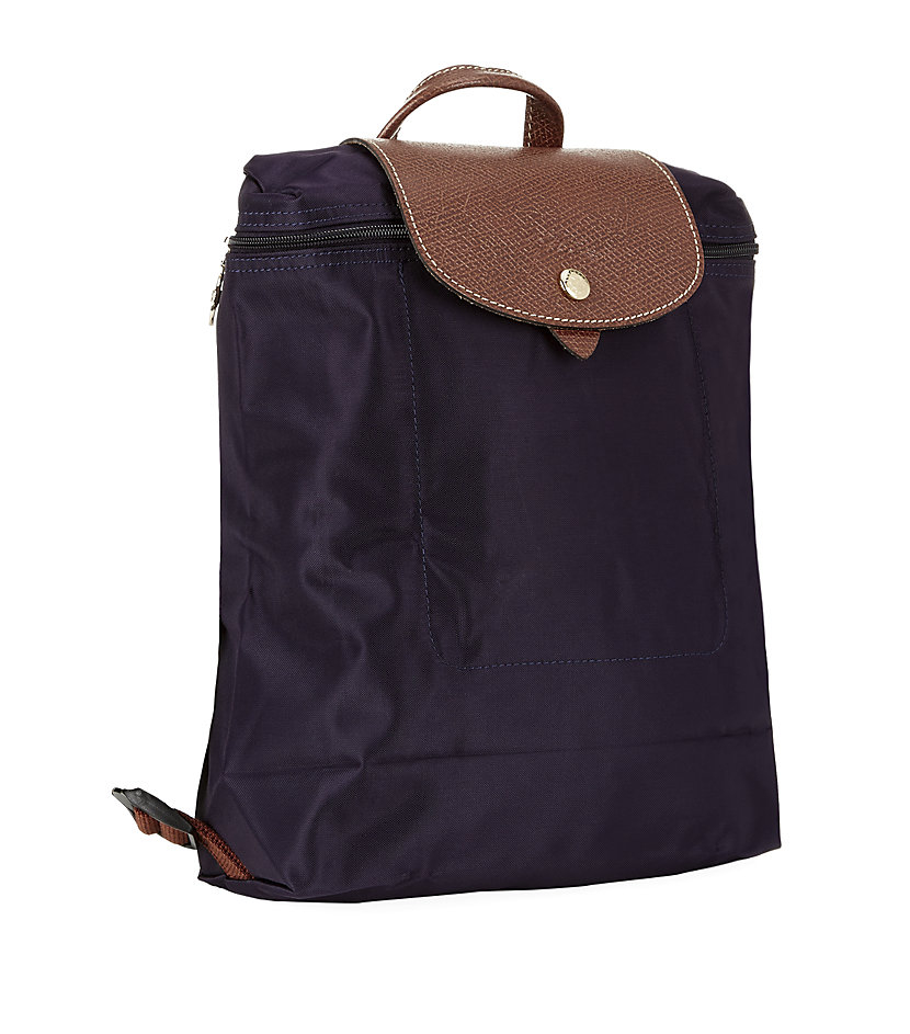 Longchamp Le Pliage Backpack in Purple | Lyst