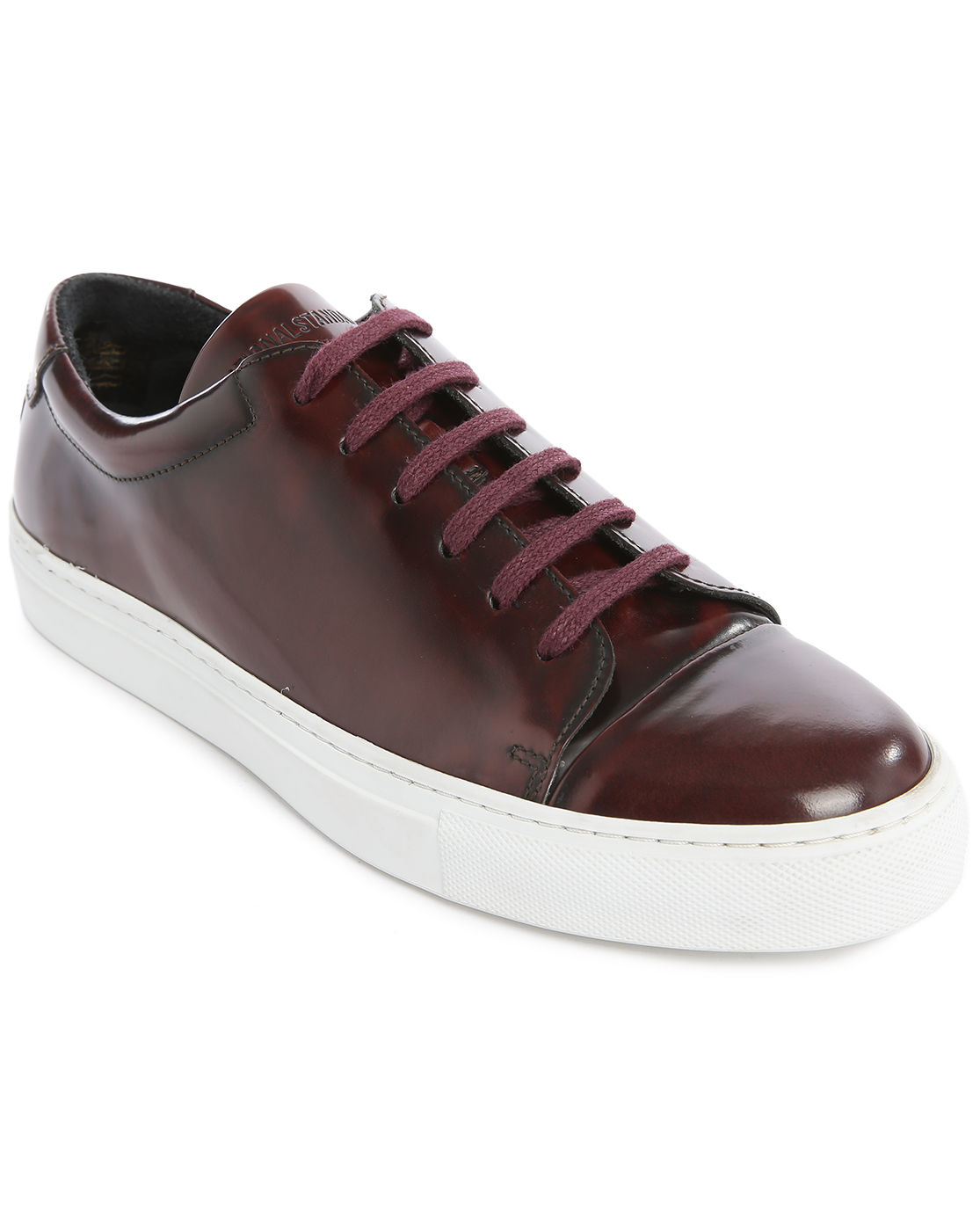 National standard Edition 3 Burgundy Leather Sneakers in Purple for Men ...