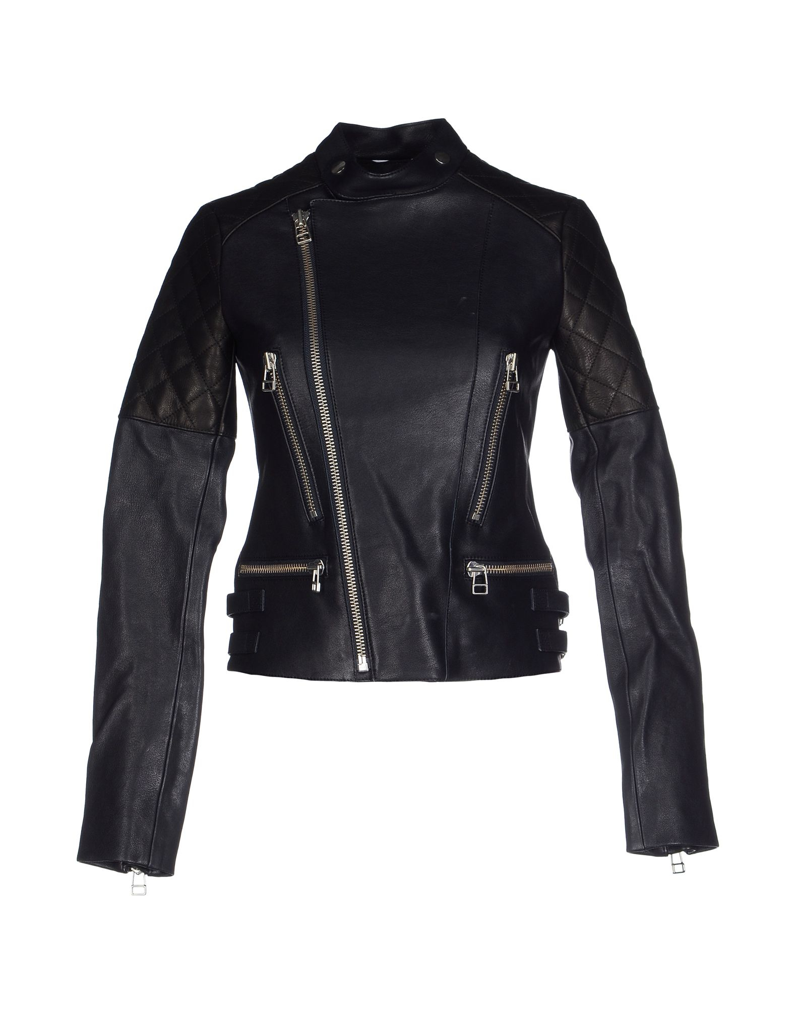 Lyst - Each X Other Textured Leather Jacket in Blue