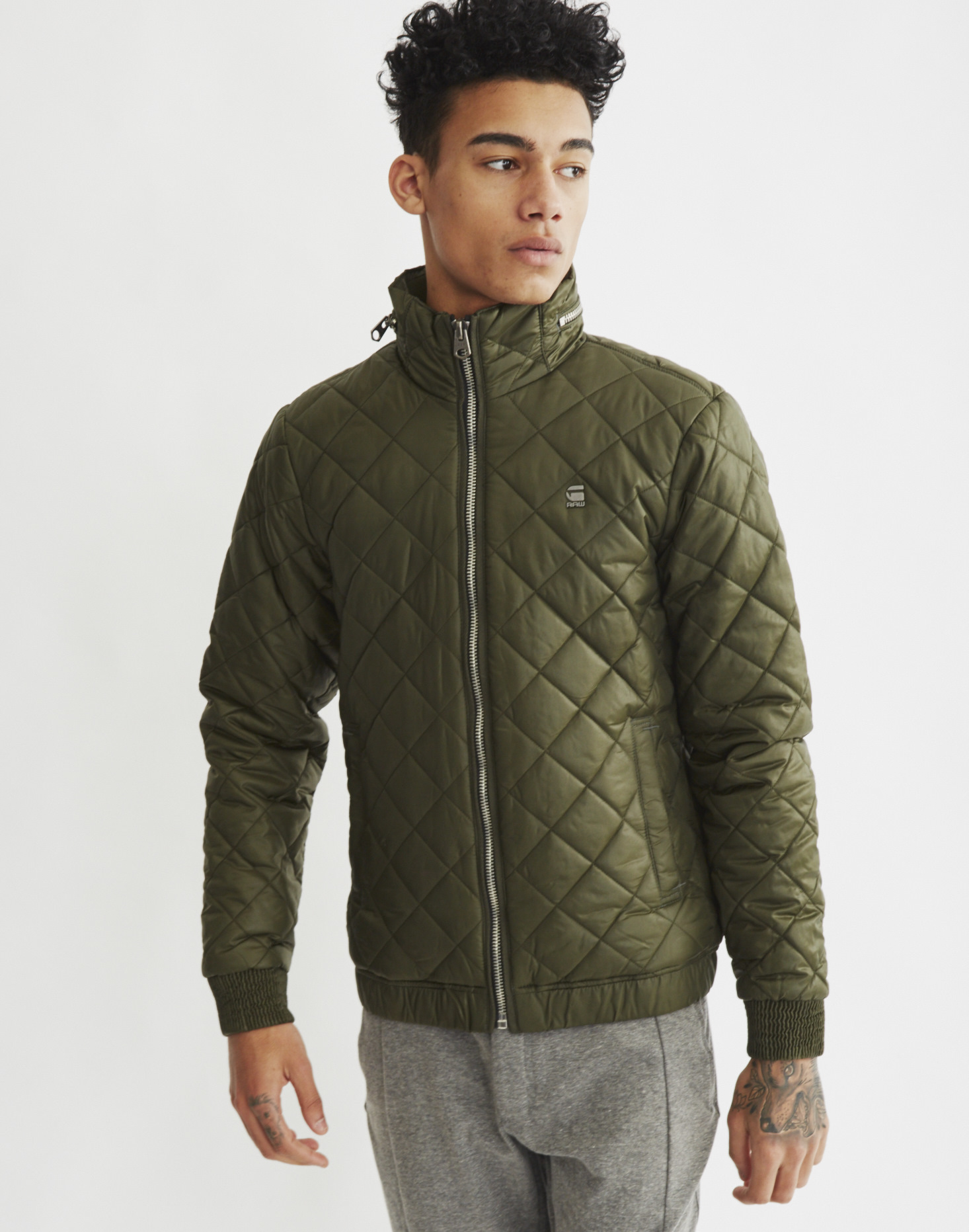 meefic quilted overshirt