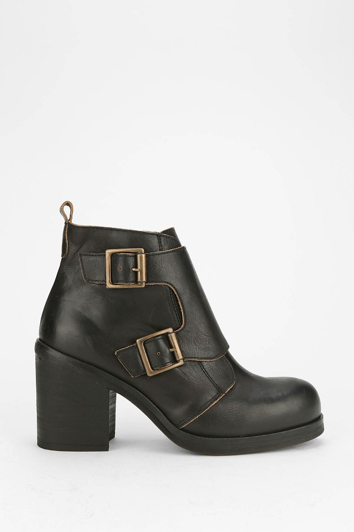 Lyst - Jeffrey Campbell 2592 Ki Heeled Ankle Boot in Black