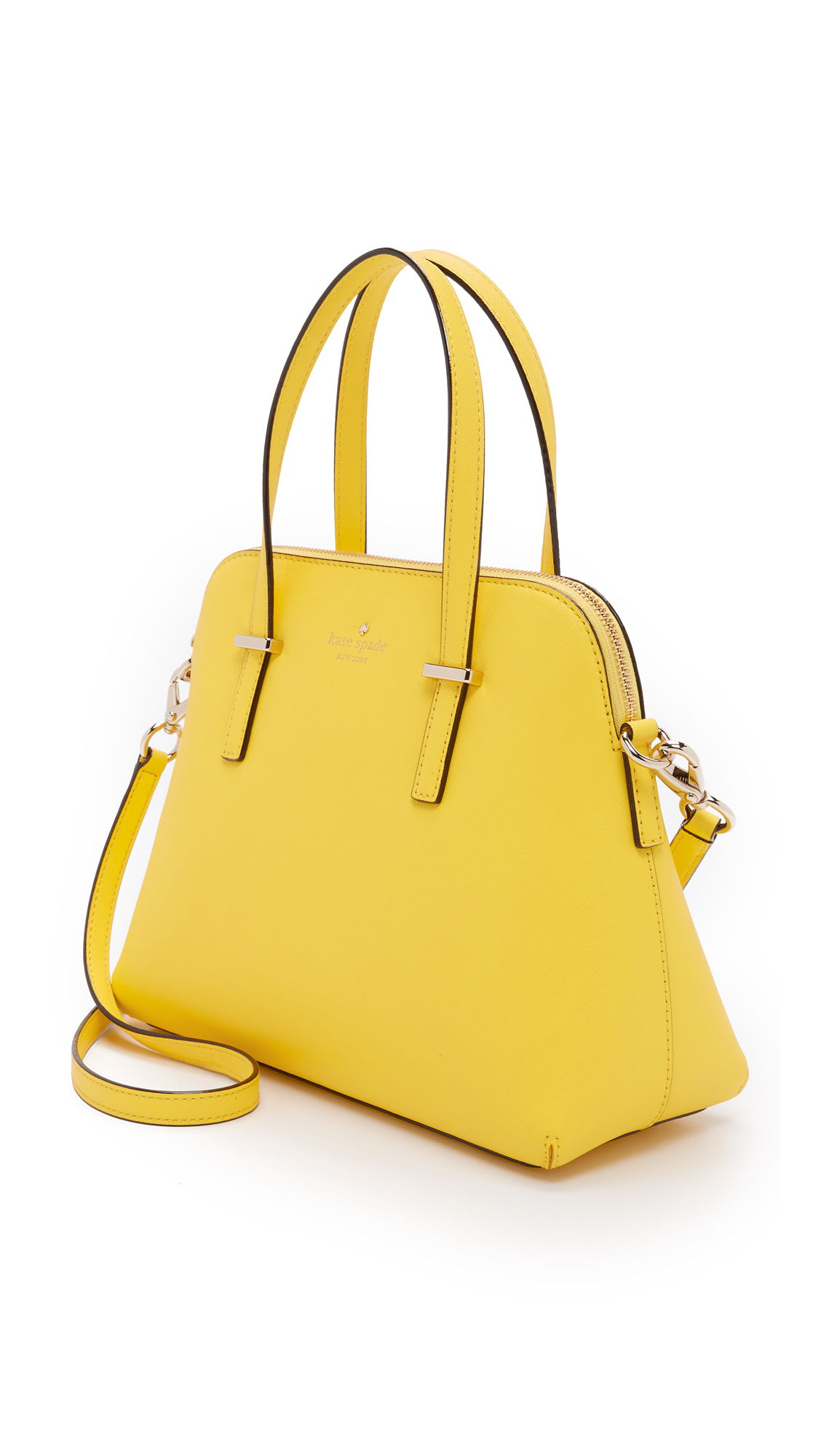 Kate Spade Yellow Satchel Handbag, Women's Fashion, Bags & Wallets, Tote  Bags on Carousell